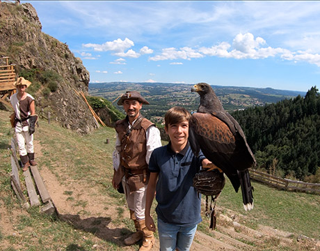 Spectacle aigles en Auvergne