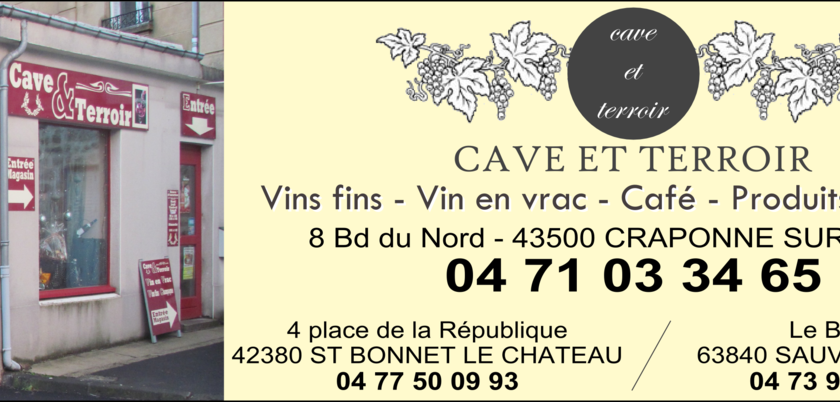 Cave Et Terroir Commerces Craponne Sur Arzon Auvergne Vacances