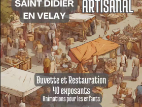 Marché artisanal St Didier en Velay