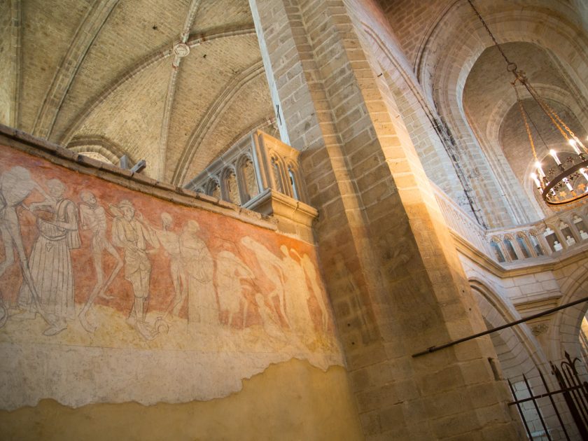PCU_Abbaye de La Chaise-Dieu_Abbatiale St-Robert_Fresque de la Danse macabre