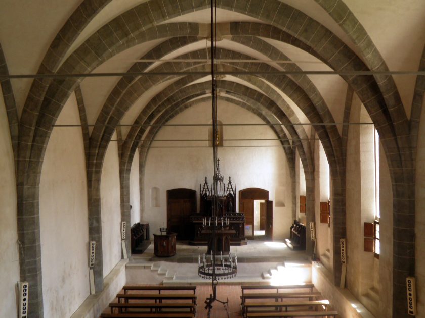 PCU_Abbaye de La Chaise-Dieu_Chapelle des Pénitents_intérieur ancien réfectoire